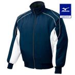 ミズノ公式 発熱素材 ブレスサーモグラウンドコート 2013世界モデル ジュニア ネイビー×ホワイト