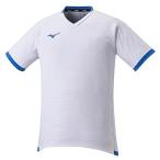  Mizuno официальный солнечный cut игра рубашка ракетка спорт унисекс белый × Sonic голубой × Neo lime клиренс 