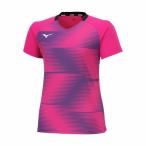  Mizuno официальный игра рубашка ракетка спорт женский wellfare a розовый 