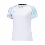  soft теннис бадминтон игра рубашка Mizuno официальный теннис ракетка спорт игра одежда MIZUNO женский белый 