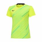  soft теннис бадминтон игра рубашка Mizuno официальный теннис ракетка спорт игра одежда MIZUNO женский безопасность желтый 