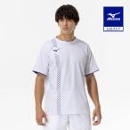  Mizuno официальный игра рубашка ракетка спорт унисекс белый 