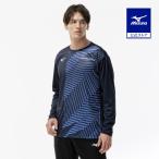  soft теннис бадминтон p Ractis рубашка длинный рукав Mizuno официальный теннис ракетка спорт тренировка для рубашка MIZUNO мужской женский глубокий темно-синий 