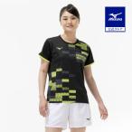  soft теннис бадминтон игра рубашка Mizuno официальный теннис ракетка спорт игра одежда MIZUNO женский черный желтый 