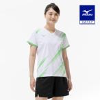  soft теннис бадминтон игра рубашка Mizuno официальный теннис ракетка спорт игра одежда MIZUNO женский белый зеленый 