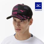  Mizuno официальный колпак черный x пурпурный унисекс 