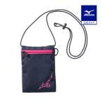  Mizuno официальный шея сумка темно-синий × розовый 