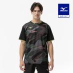 卓球 ゲームシャツ ミズノ 公式 メンズ レディース MIZUNO シャツ 日本卓球協会公認商品 ブラック