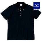  Mizuno официальный рубашка-поло кнопка down цвет / Mark нет черный 