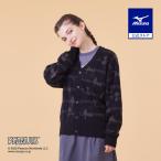 ミズノ公式 【PEANUTS/吸湿発熱】ブレスサーモウール混カーディガン ブラック ユニセックス