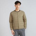 コンパクトダウンジャケット 持ち運び 寒さ対策 防寒 シンプル 通勤 通学 ミズノ公式  発熱素材 ブレスサーモ  メンズ モカベージュ