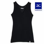  Mizuno официальный Ameri/.. повышение температуры breath Thermo V шея рукав отсутствует tops черный женский 