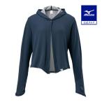  контакт охлаждающий надеть солнцезащитное средство UV cut ультрафиолетовые лучи тепловая защита . пот скорость . перо тканый Sam отверстие есть лёд Touch UV капот болеро женский темно-синий Mizuno официальный 