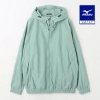 ミズノ公式 ウォーターリパレントフーディートラックブルゾン スレートブルー ユニセックス