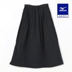 Mizuno официальный nai Long Champ пятно - шайба длинная юбка черный женский 
