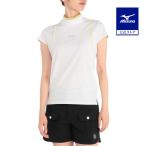  Mizuno официальный Golf одежда MGF коллекция French рукав ребра с высоким воротником рубашка женский белый клиренс 