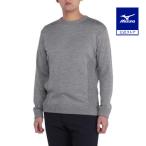  Mizuno официальный Golf одежда повышение температуры материалы breath Thermo Move вязаный свитер мужской серый .