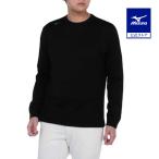 ショッピングブレスサーモ ミズノ公式 発熱素材 ブレスサーモムーブニットセーター メンズ ブラック