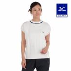 Mizuno официальный Golf одежда Mizuno Logo вязаный mok шея рубашка женский белый клиренс 