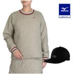 ショッピングブレスサーモ ミズノ公式 発熱素材 ブレスサーモテックライニングクルーセット レディース 92