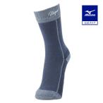  Mizuno официальный .. повышение температуры breath Thermo Mizuno Logo средний длина носки голубой женский 