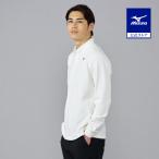 ショッピングブレスサーモ ミズノ公式 【吸湿発熱】ブレスサーモボタンダウン共衿長袖シャツ オフホワイト メンズ