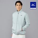 ミズノ公式 ゴルフウェア ネクスライトエアストレッチブルゾン ライトグレー メンズ