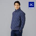 ミズノ公式 【吸湿発熱】ブレスサーモテックライニングブルゾン ネイビー メンズ