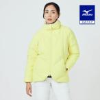 ミズノ公式 ゴルフウェア 吸湿発熱 ブレスサーモバルキーダウンジャケット　エロー レディース
