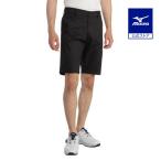 ミズノ公式 ゴルフウェア 撥水ストレッチハーフパンツ メンズ ブラック