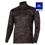 ショッピングウエア ミズノ公式 ゴルフウェア バイオネクスト 裏起毛モックネックシャツ ブラック メンズ