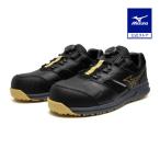 ショッピングミズノ シューズ返品送料無料 ミズノ公式 作業靴 オールマイティ LSll 51L ワイド BOA ダイヤル/ローカット/ワーキング ユニセックス ブラック