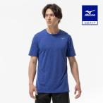  Mizuno официальный Quick dry футболка soda голубой мужской 