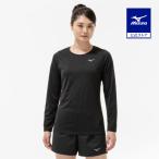  Mizuno официальный Quick dry футболка длинный рукав черный женский 