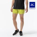  Mizuno официальный бег мульти- карман брюки графика 6 дюймовый four Tune желтый унисекс 