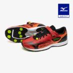  Mizuno официальный скорость Mach 3 красный × черный Junior 
