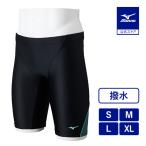  Mizuno официальный aqua фитнес для половина леггинсы черный × зеленый мужской клиренс 
