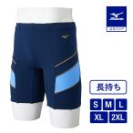  Mizuno официальный aqua фитнес для половина леггинсы цельный cup есть темно-синий × Gold мужской клиренс 