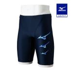  Mizuno официальный Stroke ONE/ водоотталкивающий половина леггинсы темно-синий x немофила b люмен z