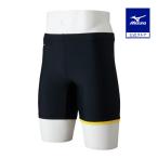  Mizuno официальный aqua фитнес для половина леггинсы цельный cup есть черный x желтый мужской 