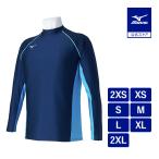  Mizuno официальный Rush Guard унисекс темно-синий × бирюзовый 