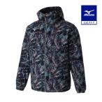 ミズノ公式 トレーニングクロスジャケット ブラック×マルチ ユニセックス