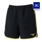  Mizuno официальный шорты водоотталкивающий черный × безопасность желтый унисекс 