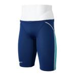  Mizuno официальный [GX*SONIC STREAM].. для половина леггинсы темно-синий × бирюзовый Junior 