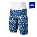  Mizuno официальный .. тренировка для половина леггинсы темно-синий Junior 