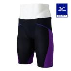  Mizuno официальный GX*SONIC LITE.. для половина леггинсы черный × violet мужской 