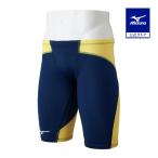  Mizuno официальный GX*SONIC DUAL.. для половина леггинсы темно-синий × Cyber желтый мужской 