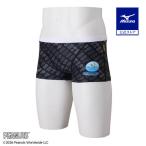  Mizuno официальный PEANUTS.. тренировка для Short леггинсы черный мужской 