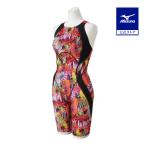  Mizuno официальный ST Graphic/ водоотталкивающий .. для половина костюм тормозные колодки z задний здесь .U черный x красный женский 