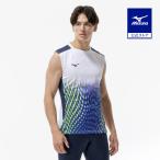  Mizuno официальный поле рубашка безрукавка белый x платье темно-синий унисекс 